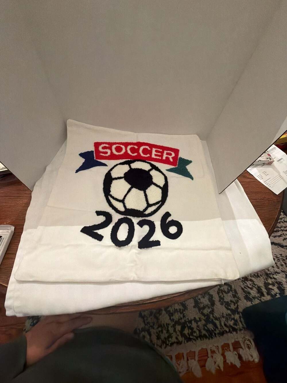 2026 World Cup Soccer Fan Decorative Throw Pillow Cover 18x18